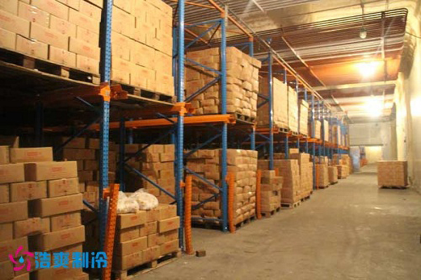 圖示:大娘冷庫存放貨物照片